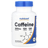 Cafeïne, 200 mg, 120 capsules