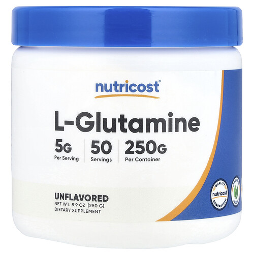 Nutricost L-Glutamine, Unflavored, 8.9 oz (250 g)