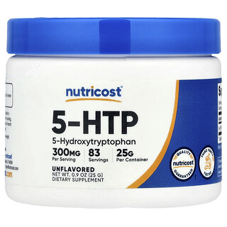 نوتريكوست‏, 5-HTP ، بدون نكهات ، 0.9 أونصة (25 جم)