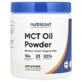 Nutricost, MCT Oil Powder, Unflavoured, 8.1 oz (227 g)