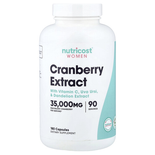 Nutricost Women, Cranberry Extract, 180 Capsules