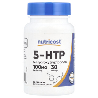 Nutricost, 5-HTP，100 毫克，30 粒胶囊