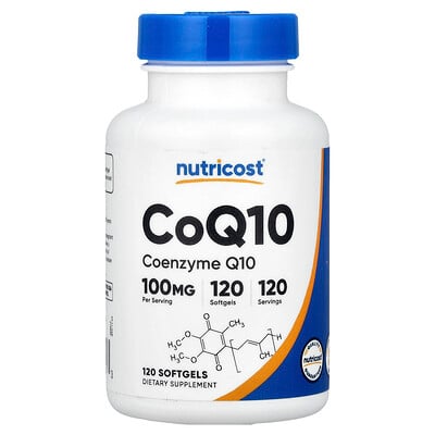 Product Image for Nutricost, CoQ10, 100 mg, 120 Softgels