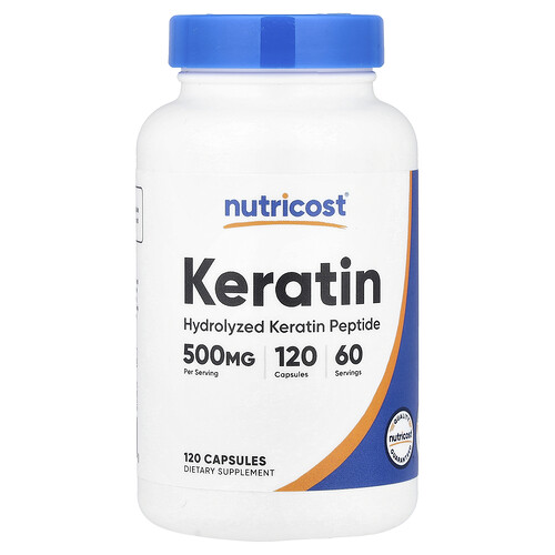 Nutricost Keratin, 120 Capsules (250 mg per Capsule)