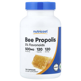 Nutricost, Propóleo de abeja, 500 mg, 120 cápsulas