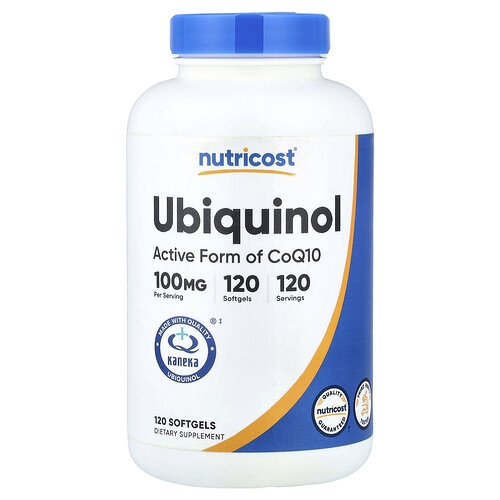 Nutricost, Ubiquinol, 100 mg, 120 Softgels