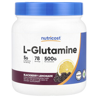 Nutricost, L-Glutamin, Limun Blackberry, 500 g (17,9 ons)