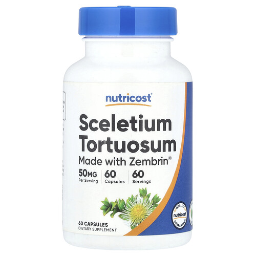 Nutricost Sceletium Tortuosum, 50 mg , 60 Capsules
