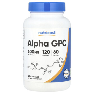 Nutricost, Alfa-GPC, 120 kapselia (300 mg per kapseli)
