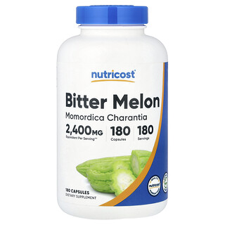 Nutricost, Bitter Melon, 180 Capsules (600 mg per Capsule)