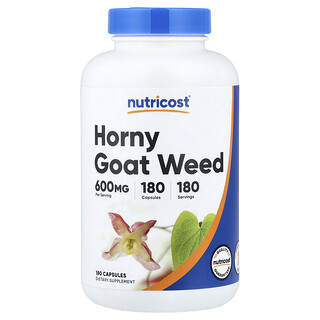 Nutricost, Horny Goat Weed, 600 mg, 180 capsules