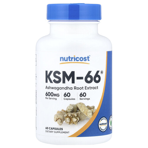 Nutricost KSM-66®, Ashwagandha Root Extract, 60 Capsules