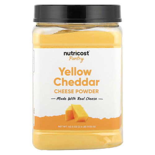 Nutricost Pantry, Yellow Cheddar Cheese Powder, 40.5 oz (1,134 g)