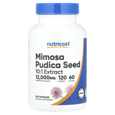 Product Image for Nutricost, Mimosa Pudica Seed, 120 Capsules (6,000 mg per Capsule)
