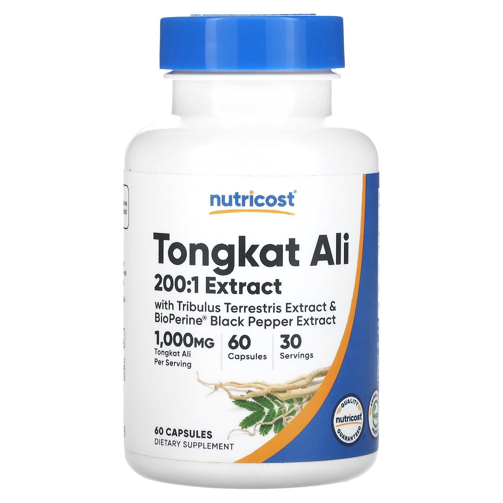 Nutricost Tongkat Ali 500 Mg 60 Capsules 