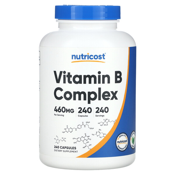 Nutricost, Vitamin B Complex, 240 Capsules