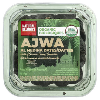 Natural Delights, Dátiles Ajwa Al Medina, 198 g (7 oz)