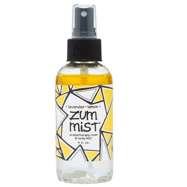 ZUM‏, Zum Mist, Aromatherapy Room & Body Mist, Lavender-Lemon, 4 fl oz