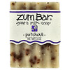 ZUM, Zum Bar®, 산양유 바 비누, 파촐리, 3oz