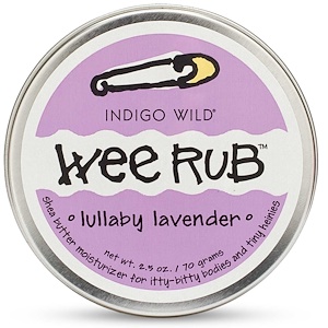 Отзывы о Индиго вилд, Wee Rub, Lullaby Lavender, 2.5 oz (70 g)