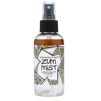 ZUM Zum Mist, ароматерапевтический спрей для комнаты и тела, Frankincense & Myrrh (ладан и мирра), 118 мл (4 жидк. унции)  - купить со скидкой