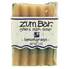 ZUM, Savon au lait de chèvre Zum Bar, citronnelle, barre (faite à la main) de 3 oz