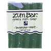 ZUM, Zum Bar، صابون حليب الماعز، الخزامي-النعناع، 3 أونصة للقالب