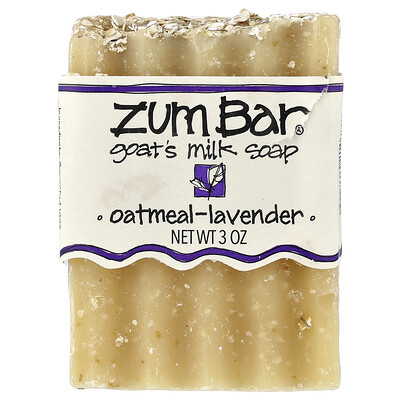 Product Image for ZUM, Zum Bar , Goat's Milk Soap Bar, Oatmeal Lavender, 3 oz