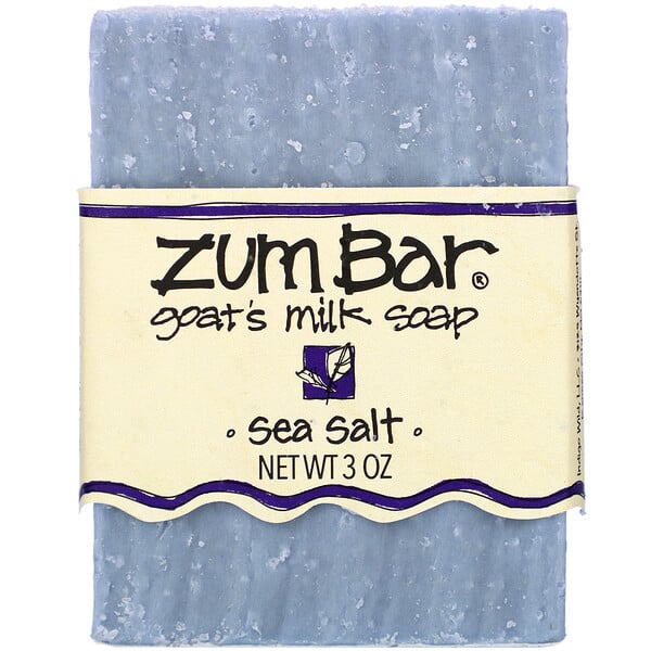 Zum Bar, Goat's Milk  Soap, Sea Salt, 3 oz