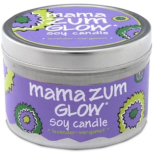 Отзывы о Индиго вилд, Mama Zum, Soy Candle, Lavender-Bergamot, 7 oz