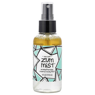 ZUM, Zum Mist®, Bruma de aromaterapia para el ambiente y el cuerpo, Sal marina, 118 ml (4 oz. líq.)