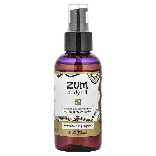 Zum Body Oil, Frankincense & Myrrh, 4 fl oz (118 ml)