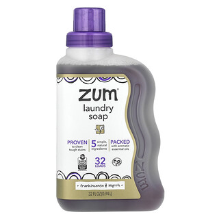 زوم‏, صابون غسيل Zum Clean بعلاج عطري، برائحة اللبان الشحري والمر، 32 أونصة سائلة (0.94 لتر)
