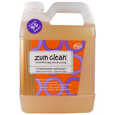 Indigo Wild Zum clean, ароматерапевтическое мыло для стирки, с ладаном и пачули, 32 жидких унции