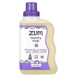 ZUM, Laundry Detergent, Lavender, 32 fl oz (0.94 l)