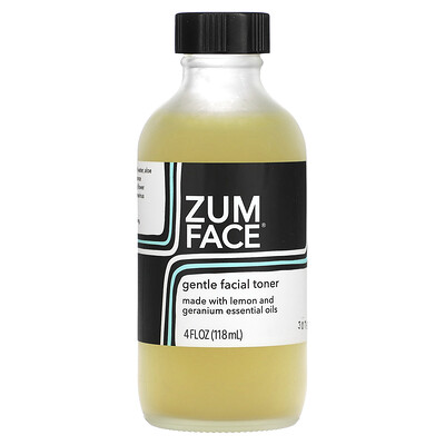 

ZUM, Zum Face, Gentle Facial Toner, Lemon and Geranium, 4 fl oz (118 ml)