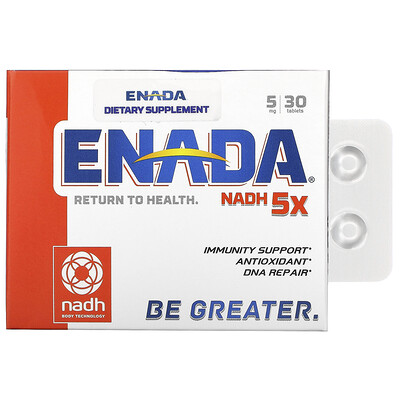 ENADA NADH 5x, 5 мг, 30 таблеток