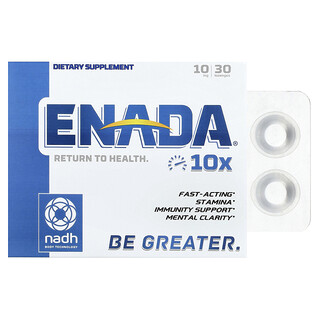 ENADA, 10x，10 毫克，30 粒錠劑