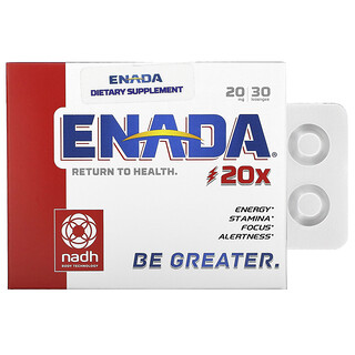 ENADA, 20x، وزن 20 ملجم، 30 قرص استحلاب