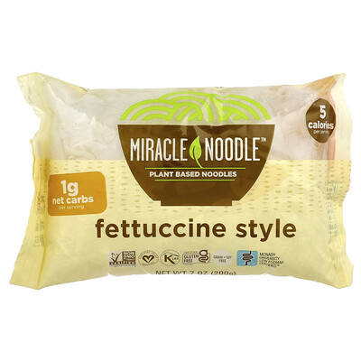 Miracle Noodle, Fettuccine Style, 7 oz (200 g)