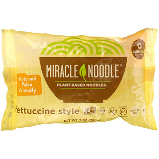 Miracle Noodle, フェットチーネスタイル、200g（7オンス）