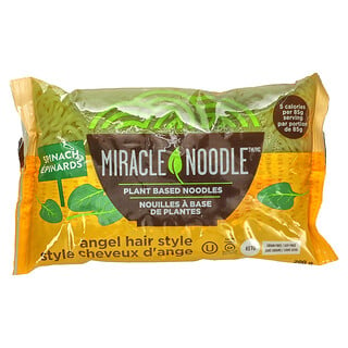 Miracle Noodle, 시금치, 시라타키 파스타, 7 oz (198 g)