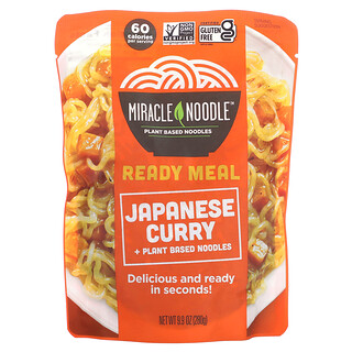Miracle Noodle, Pasto pronto, curry giapponese e noodle a base vegetale, 280 g