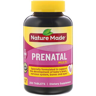 Nature Made, Multi Prenatal, 250 comprimidos