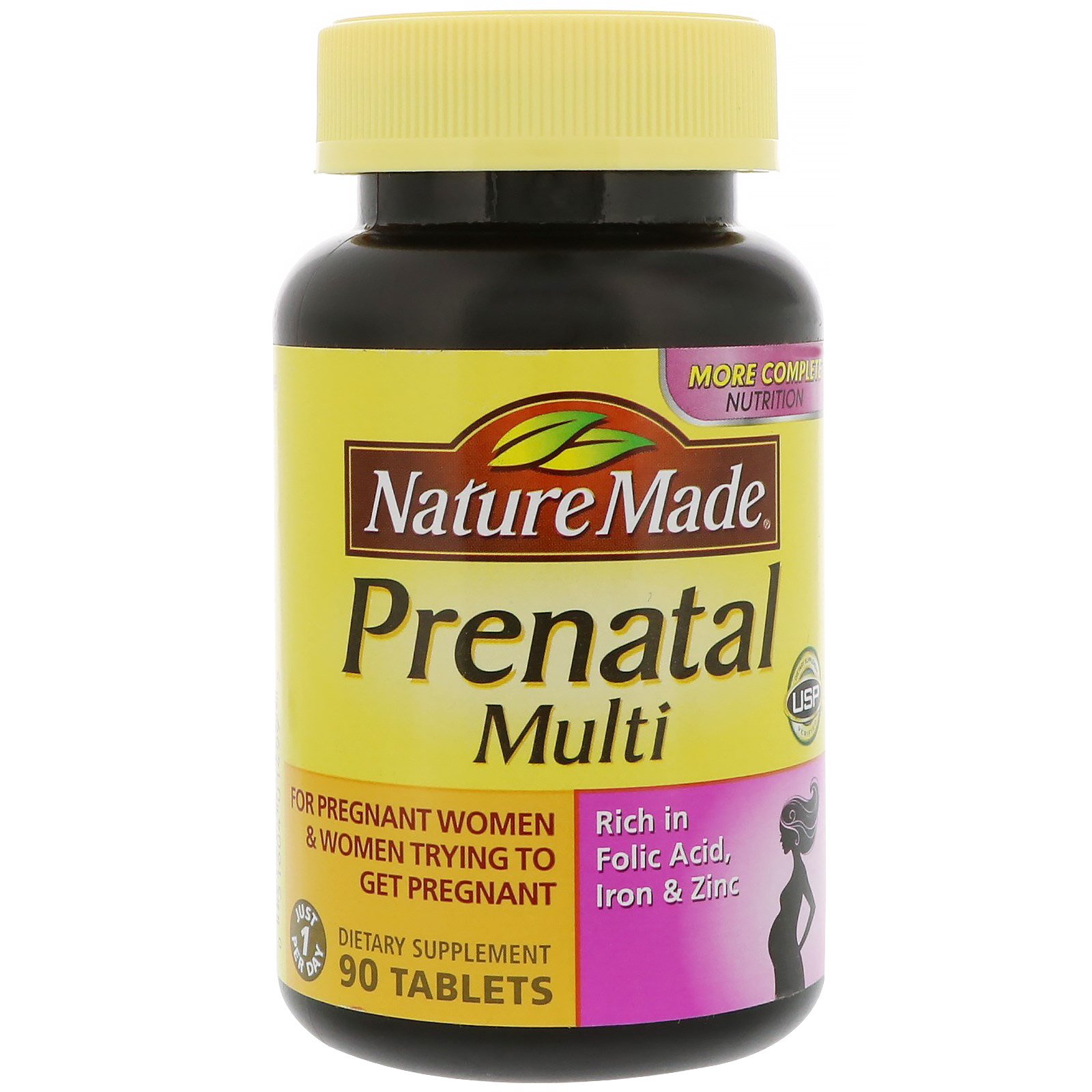 Nature Made, Multi Prenatal, 90 таблеток