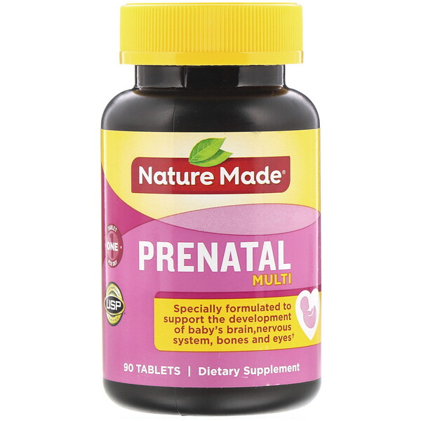 Nature Made, Multi Prenatal , 90 Tablets