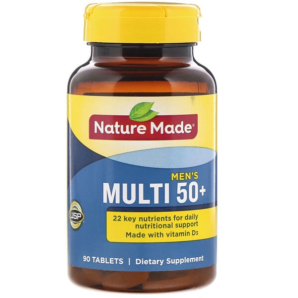 Men's Multi 50+, Multinährstoffe für Männer ab 50, 90 Tabletten