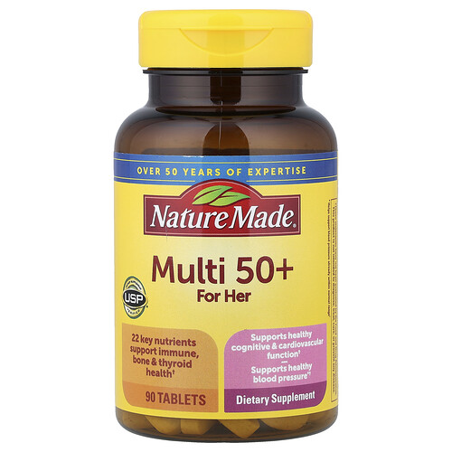 Nature Made Multivitamin For Her 50+ Tablets with No Iron - 90.0 ea