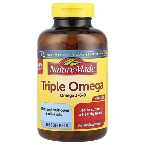 Photos - Vitamins & Minerals Nature Made Nature Made, Triple Omega, 150 Softgels NDM-02610