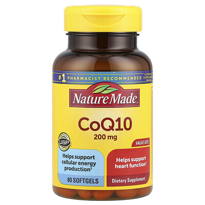 Product Image for Nature Made, CoQ10, 200 mg, 80 Softgels